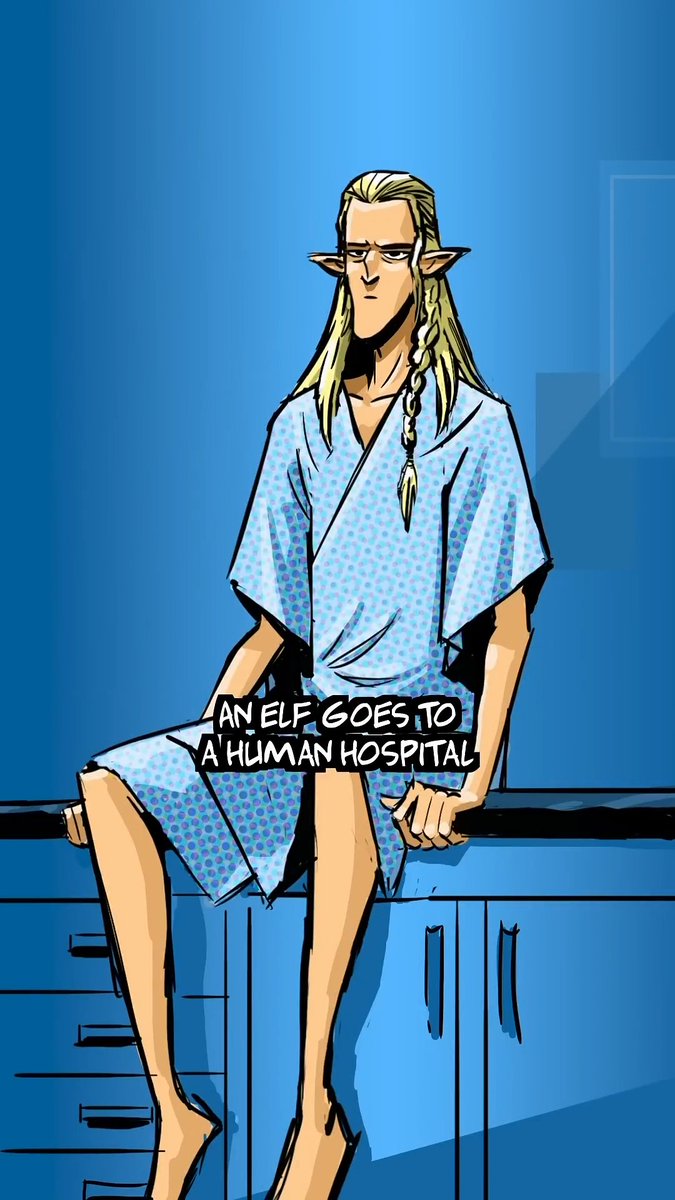 ELF GOES TO A HUMAN HOSPITAL… NO WAY HE’S A MUSHROOM?!