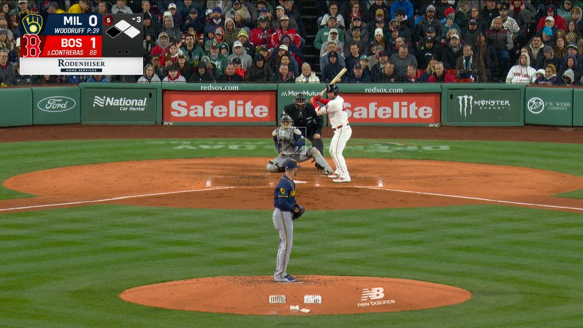Brandon Woodruff hits Willson Contreras. 6th time that Woodruff has hit Contreras
