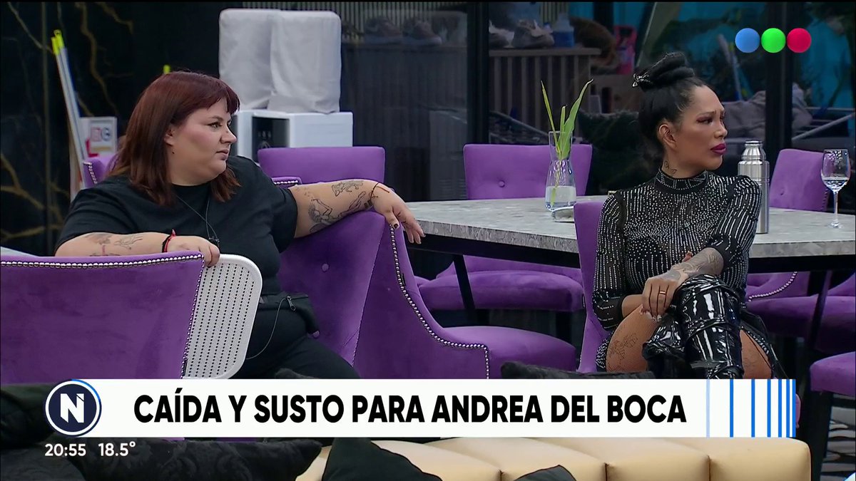 "Andrea": Por la caída de Andrea del Boca en #GranHermano Generación Dorada