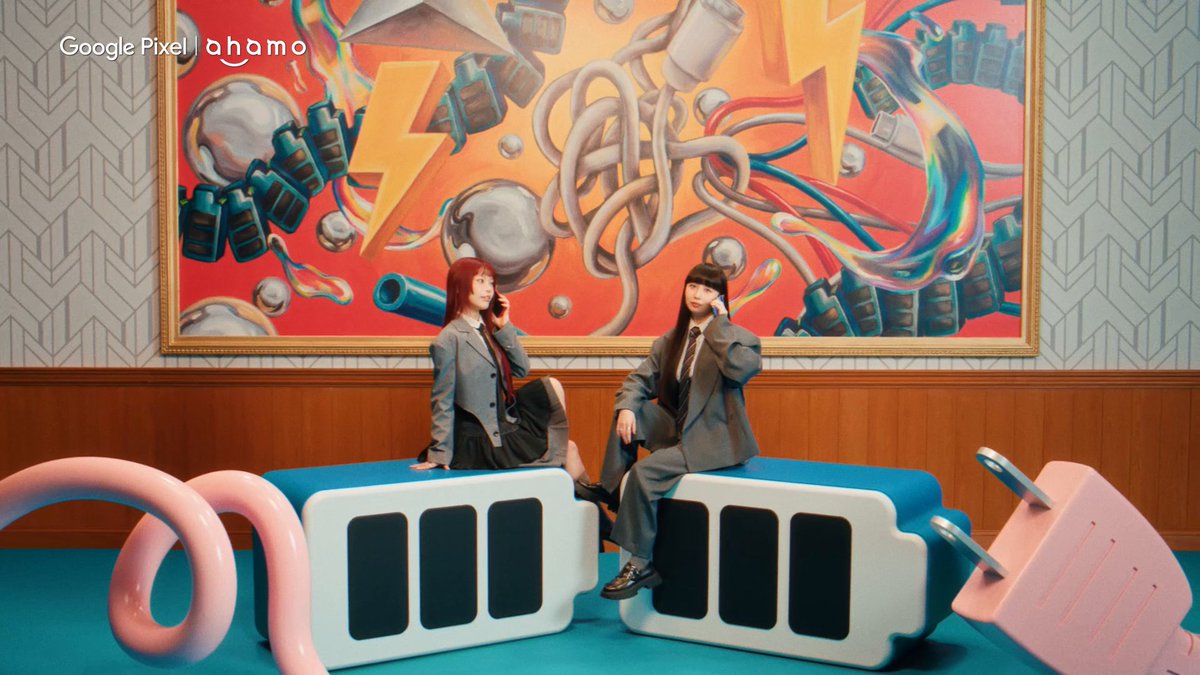 仲良しなアイナ・ジ・エンドさんとCocomiさんのバッテリーがないときのあるあるって？ Google pixel 10a × ahamo 新WebCM 「充電あるある」篇公開！ 共感したあなたも、ピクセる？ 今日から予約スタートです。