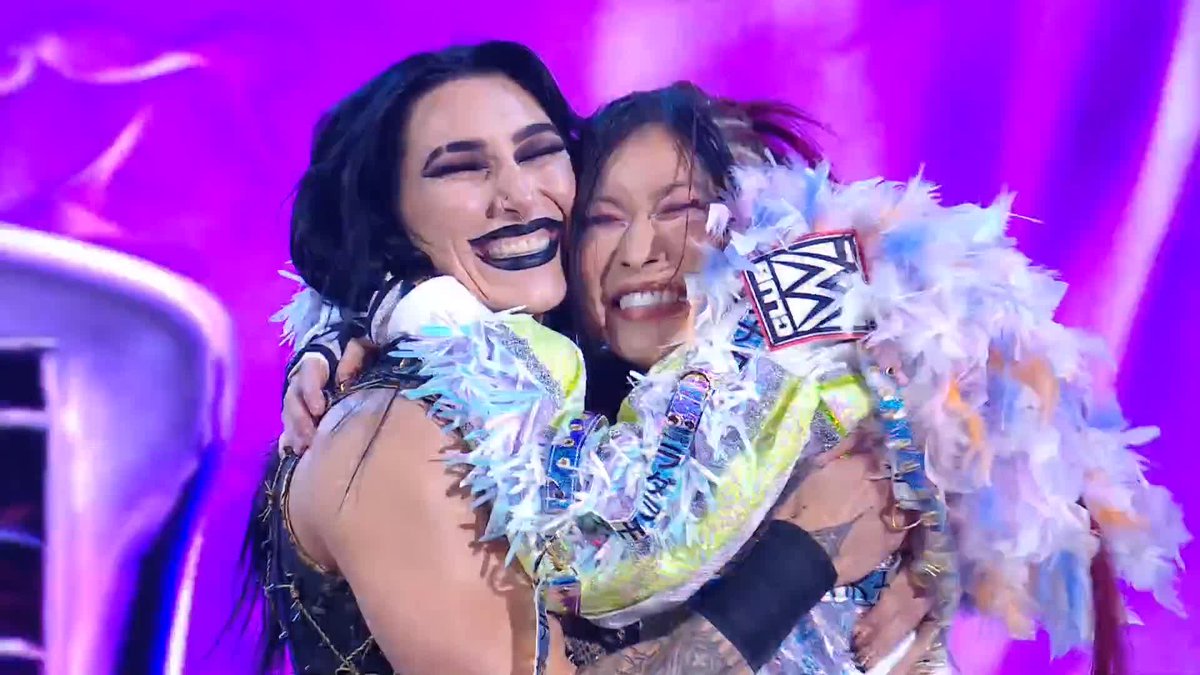 A RHIYO reunion tonight feels so right! 🥰 RheaRipley_WWE | IYO SKY
