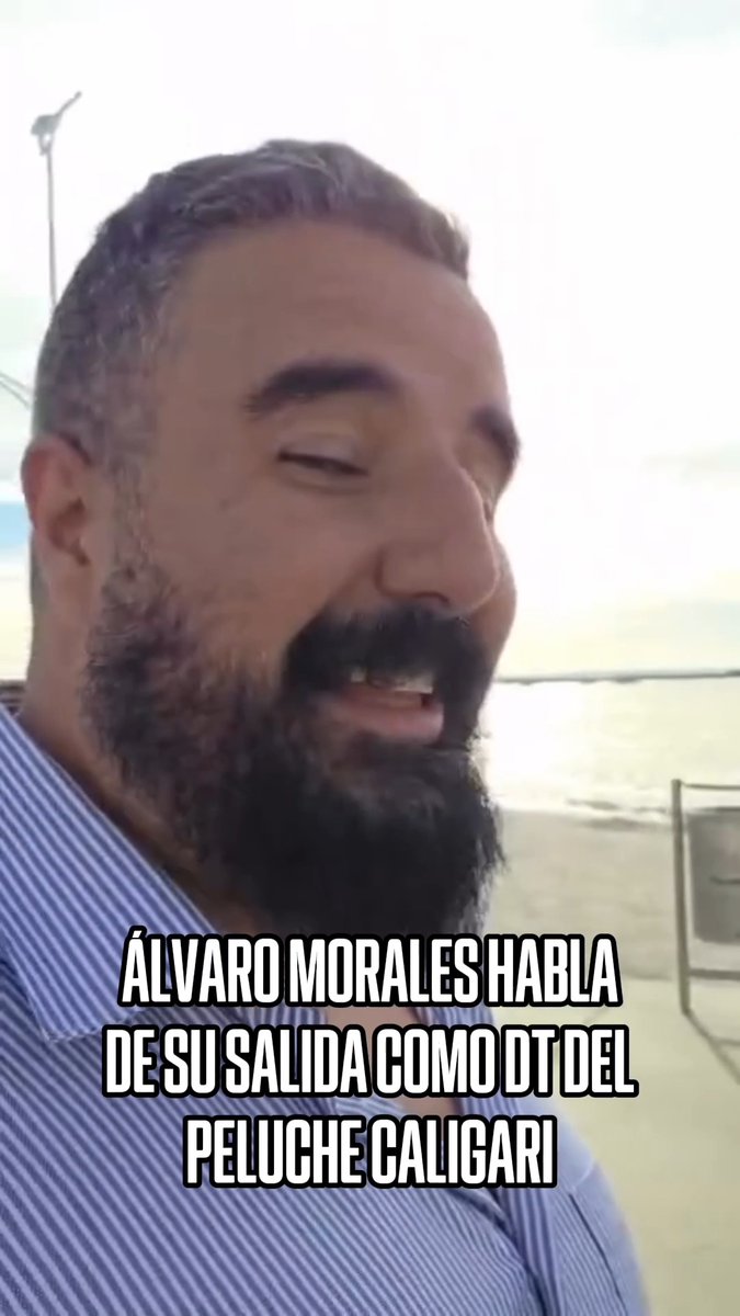 "TENGO MENOS DERROTAS QUE GRANDES TÉCNICOS HISTÓRICOS" 😬 👀 Álvaro Morales habló de su salida como DT del Peluche Caligari, tras ser destitutido de su cargo. "Gracias a la afición del Peluche Caligari" 👏