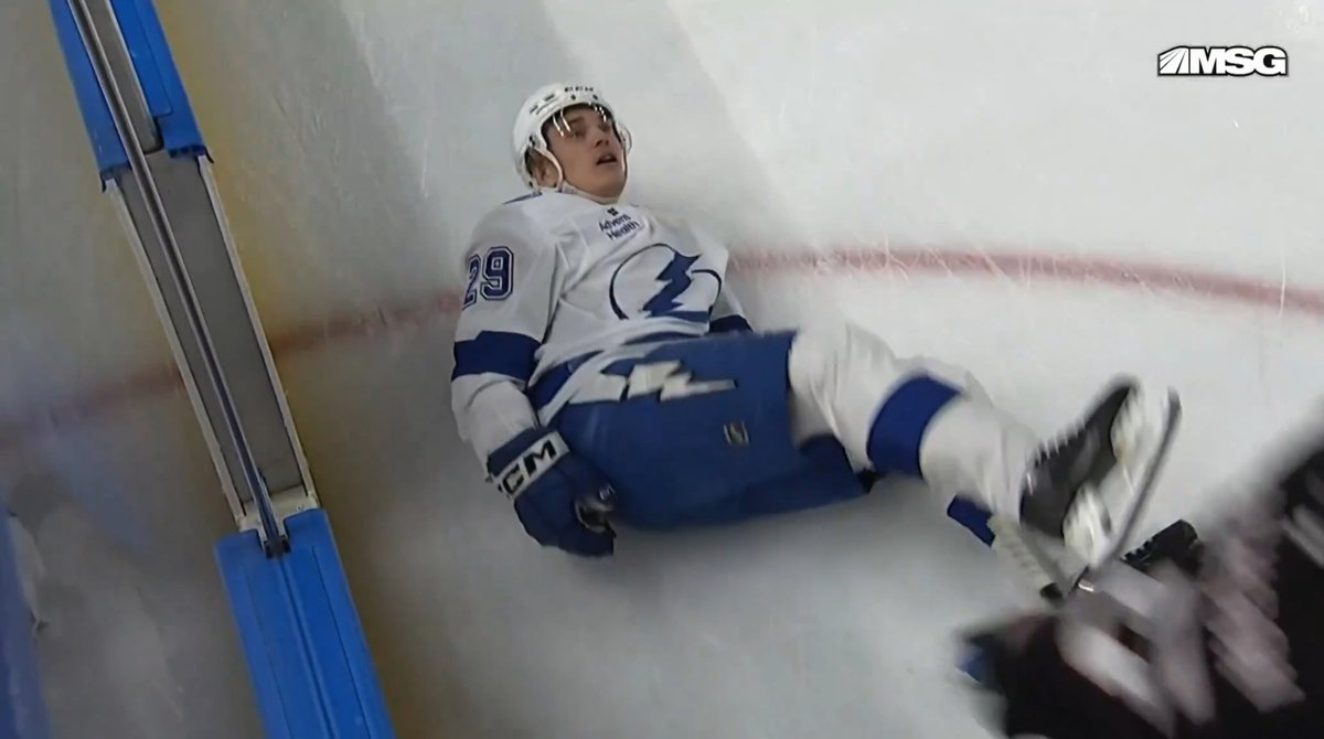 Jon Cooper is calling for a penalty box attendant to lose his job after Pontus Holmberg was injured tonight when he fell into an open door 🤕😬 "I don't know who is working the penalty box over there, but I don't know if they should keep their job after what happened there. Like, leaving the door open. That could have hurt anyone on either team."