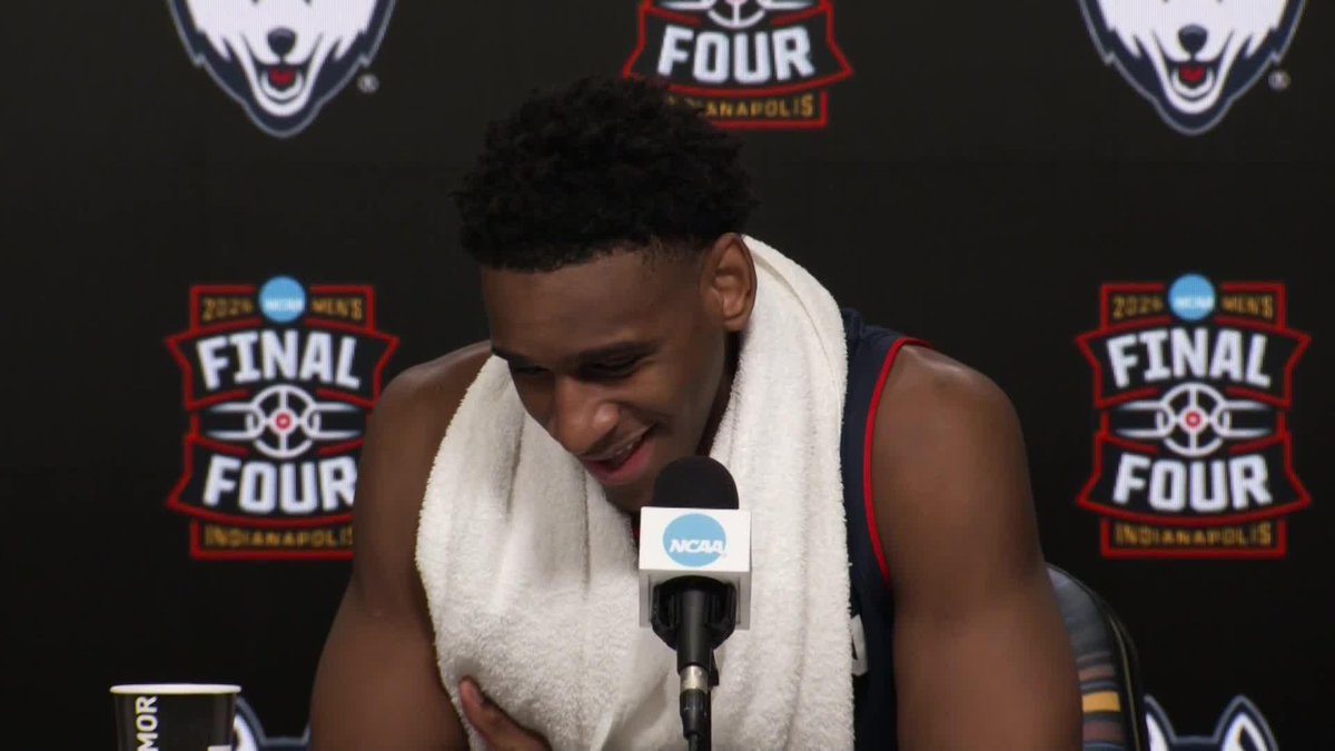 Solo Ball and Tarris Reed Jr. get emotional when talking about what Alex Karaban meant to the team. A visible impact on the culture for the UConn program.