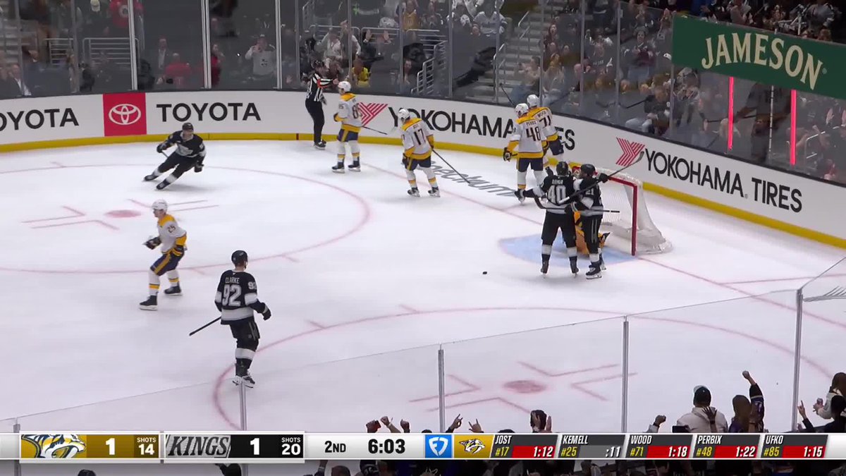Scott Laughton has as many goals with the Kings (5) as Phillip Danault has this season.