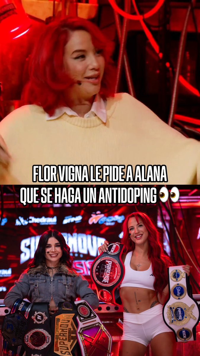 ¡NO CONFÍA EN ALANA! 😳 😬 Flor Vigna dijo que le gustaría que Alana Flores se haga un antidoping antes de su pelea.