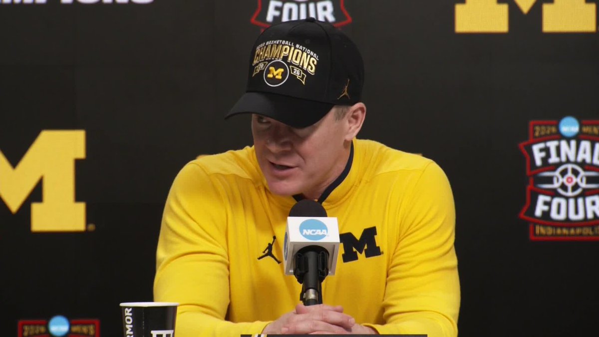 Dusty May speaks on what he saw in Elliot Cadeau and why he took a chance on him to be the "quarterback" of the Michigan offense 🙌