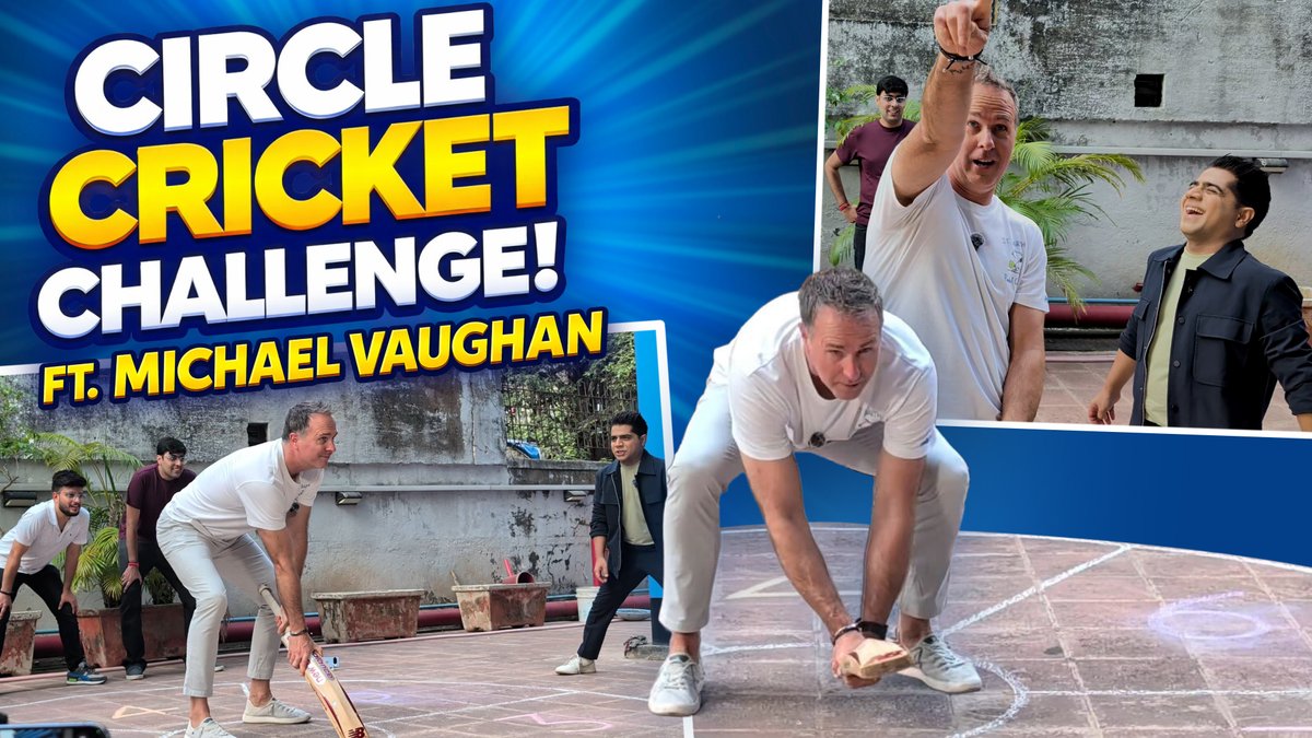 Ashes-winning captain... 🏆 But can Michael Vaughan ace the Circle Cricket Challenge 😜 It's as intense as #IPL2026 🤩 Watch now ⬇️ Google India