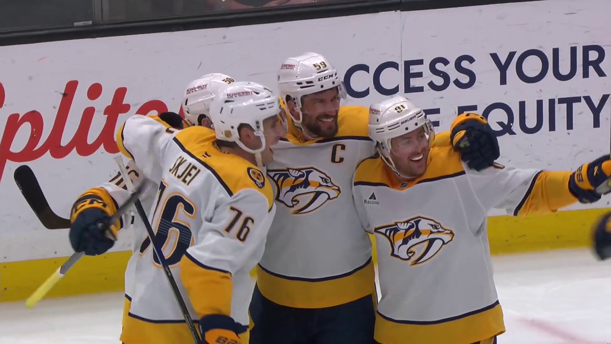 THE CAPTAIN TIES IT UP FOR THE PREDATORS! 🫡