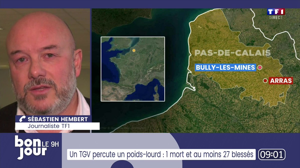 🔴⚡️ Dernière minute. Dans le Pas-de-Calais, un TGV percute un poids-lourd : 1 mort et au moins 27 blessés