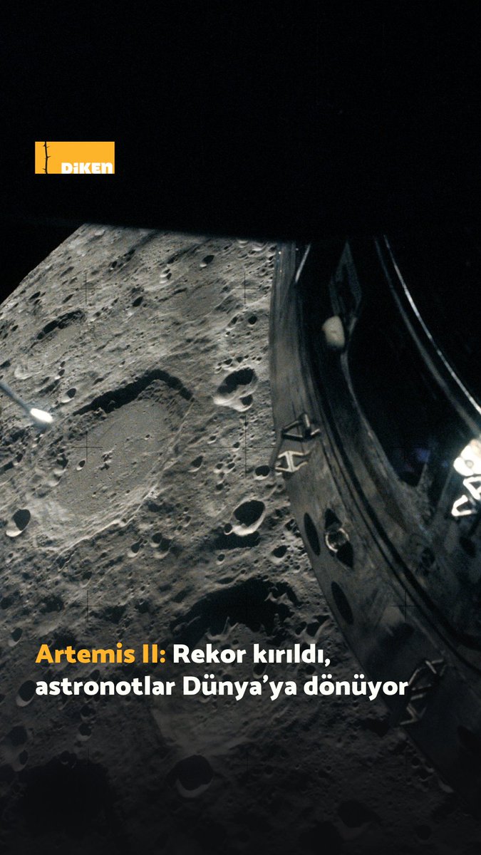 Ay’a yakın geçişini tamamlayan Artemis II astronotlaru Dünya’ya dönüyor. NASA Artemis II görevindeki dört astronot, Dünya’dan 406 bin 77 kilometre mesafeyle insanlığın gittiği en uzak noktaya ulaştı. Böylece Apollo 13’ün 1970’deki 384 bin 400 kilometrelik rekoru geride kaldı.