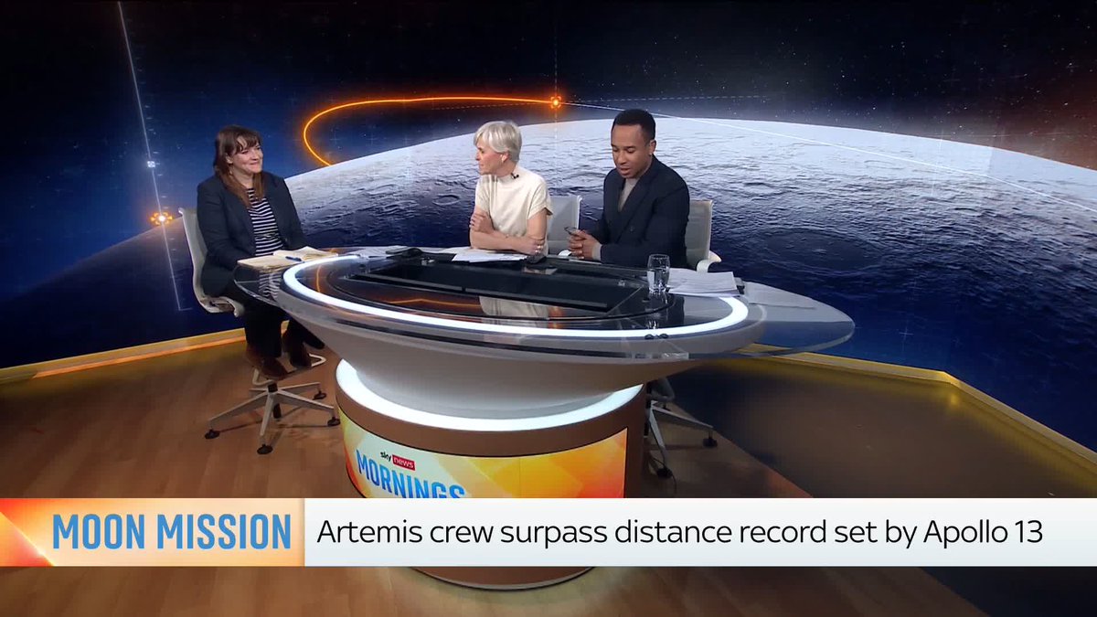 'Everything about this has been so human... their eyes are so much more complex than any camera' Sky's Mickey Carroll says the Artemis II crew's descriptions of the moon have been so important for research and understanding ⬇️