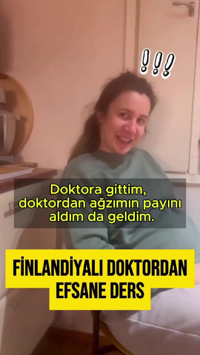 Finlandiyalı bir doktorun, doğum öncesi kontrole giden gurbetçi bir kadına söylediği sözler sosyal medyada gündem oldu: “Sen işine bak, bebeğin vereceği karara karışma.” 😄
