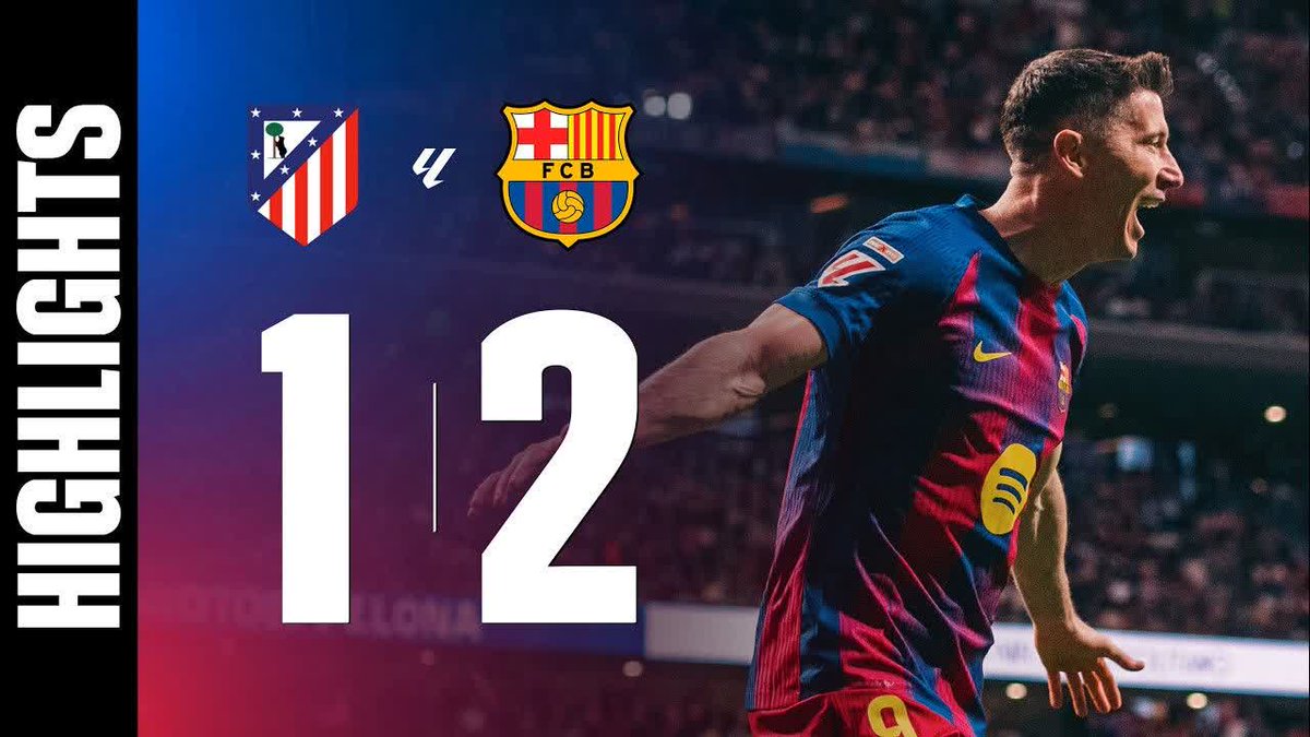 A crucial win in LaLiga ✅ #AtletiBarça | #LaLigaHighlights