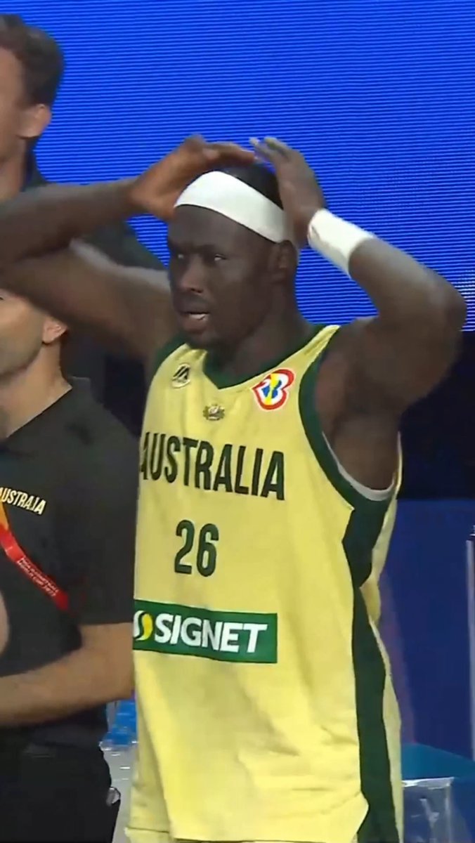 Three years later and we're still playing this Josh Giddey poster on loop 😮‍💨🔁 #FIBAWC