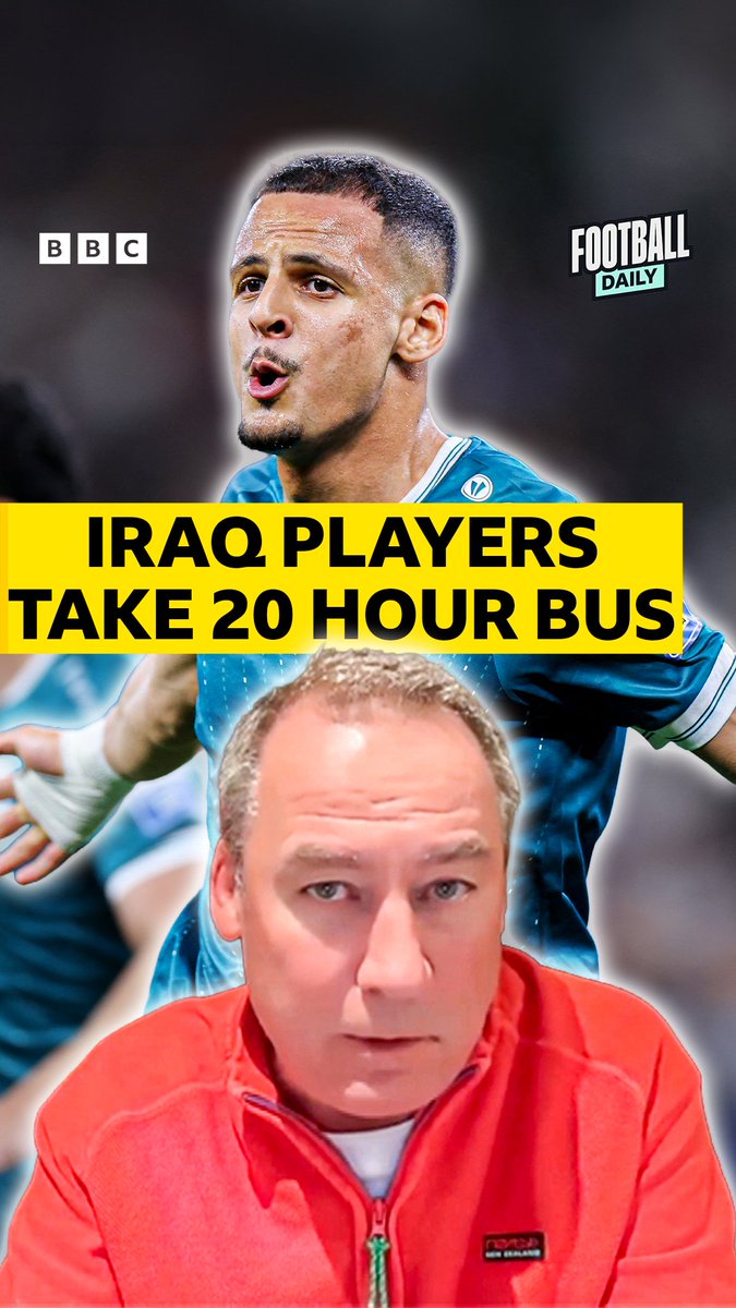 "The Iraqi-based players couldn't fly out" 🛫 🇮🇶 René Meulensteen on the epic journey behind Iraq’s World Cup qualification #BBCFootball