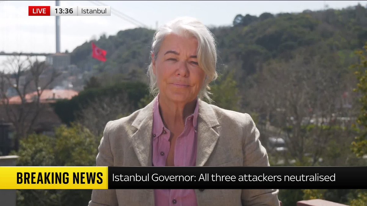 'We are a bit unclear about how many have been left dead and how many have been wounded.' Alex Crawford reports live from Istanbul after a shooting incident near the Israeli Consulate Live updates: 📺 Sky 501 and YouTube