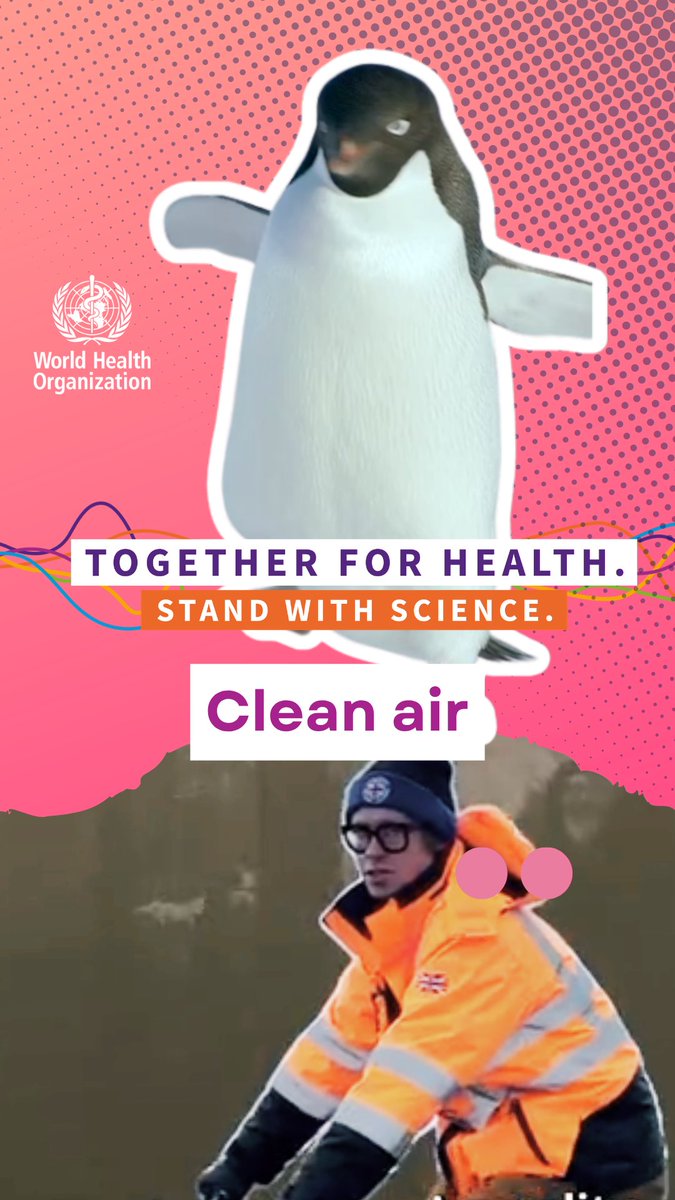 What does the world's cleanest air feel like? Scientists found out firsthand. Here's why having access to clean air isn't a luxury but a health issue. We must protect our climate and clean our air. Together for health. #StandWithScience 💙
