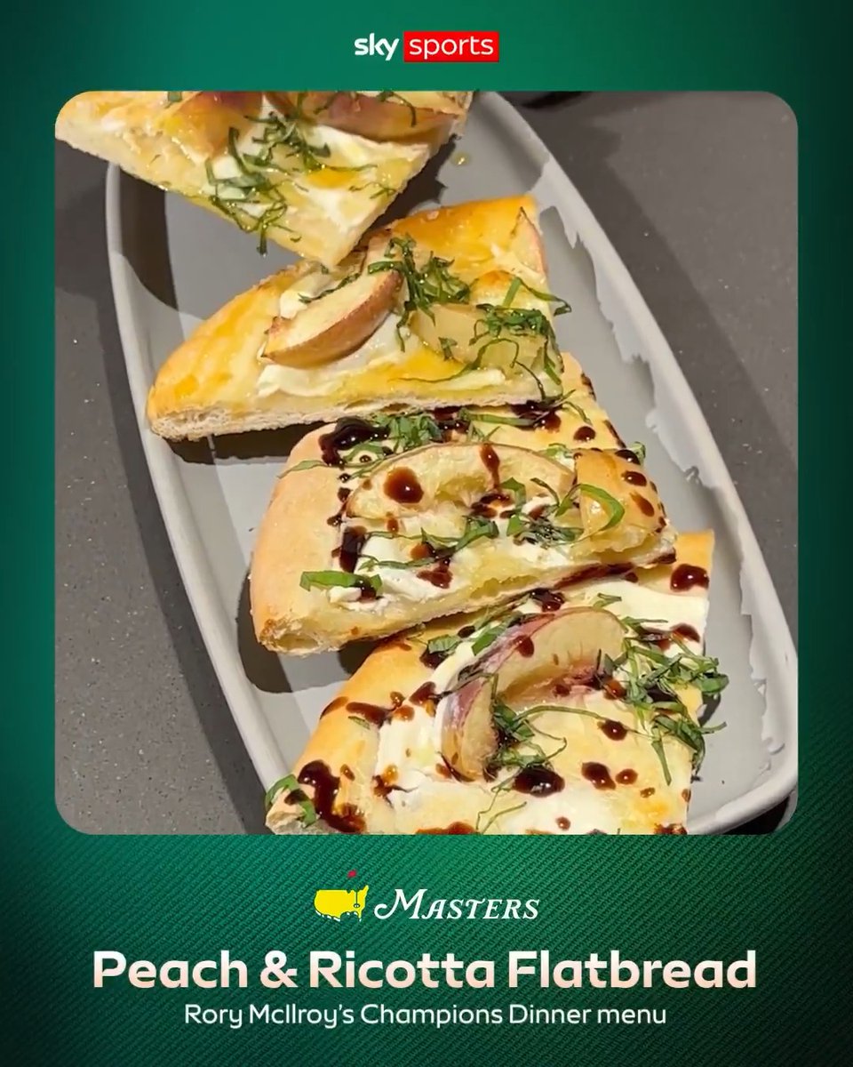 THREAD! Ahead of The Masters, we cooked up Rory McIlroy's entire menu 🧵