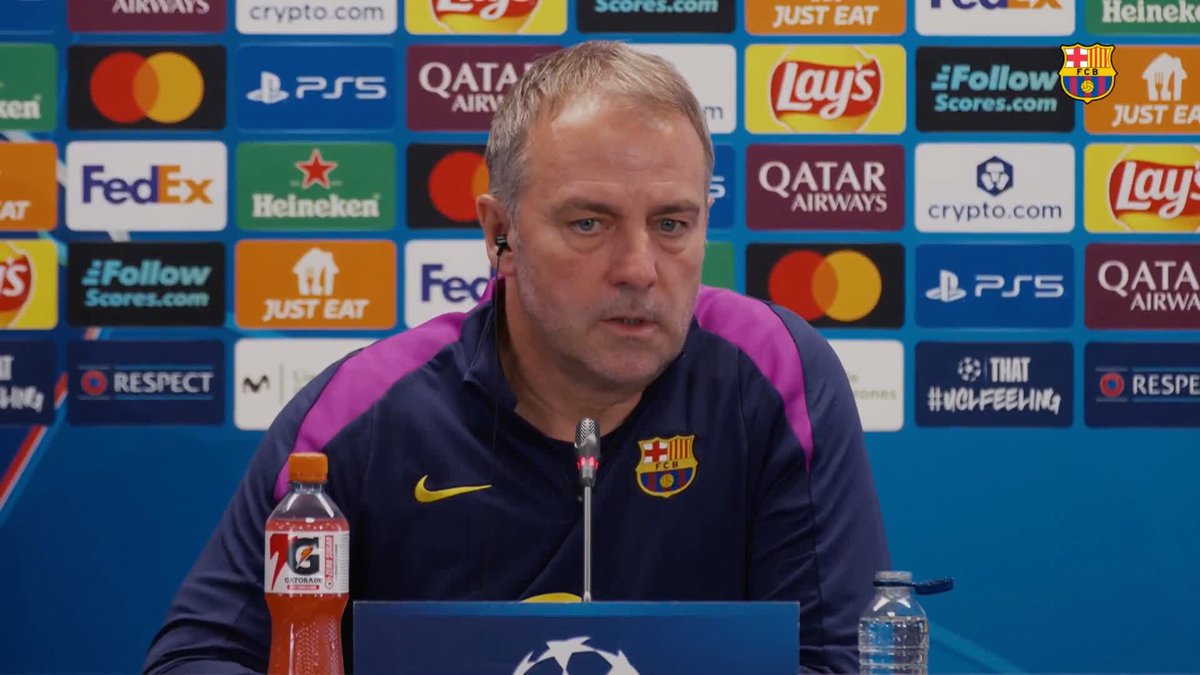 Flick: ❝It’s always tough to play against Atlético Madrid. There will be a lot of emotion. I’m really looking forward to tomorrow’s match. We want to achieve our goal.❞