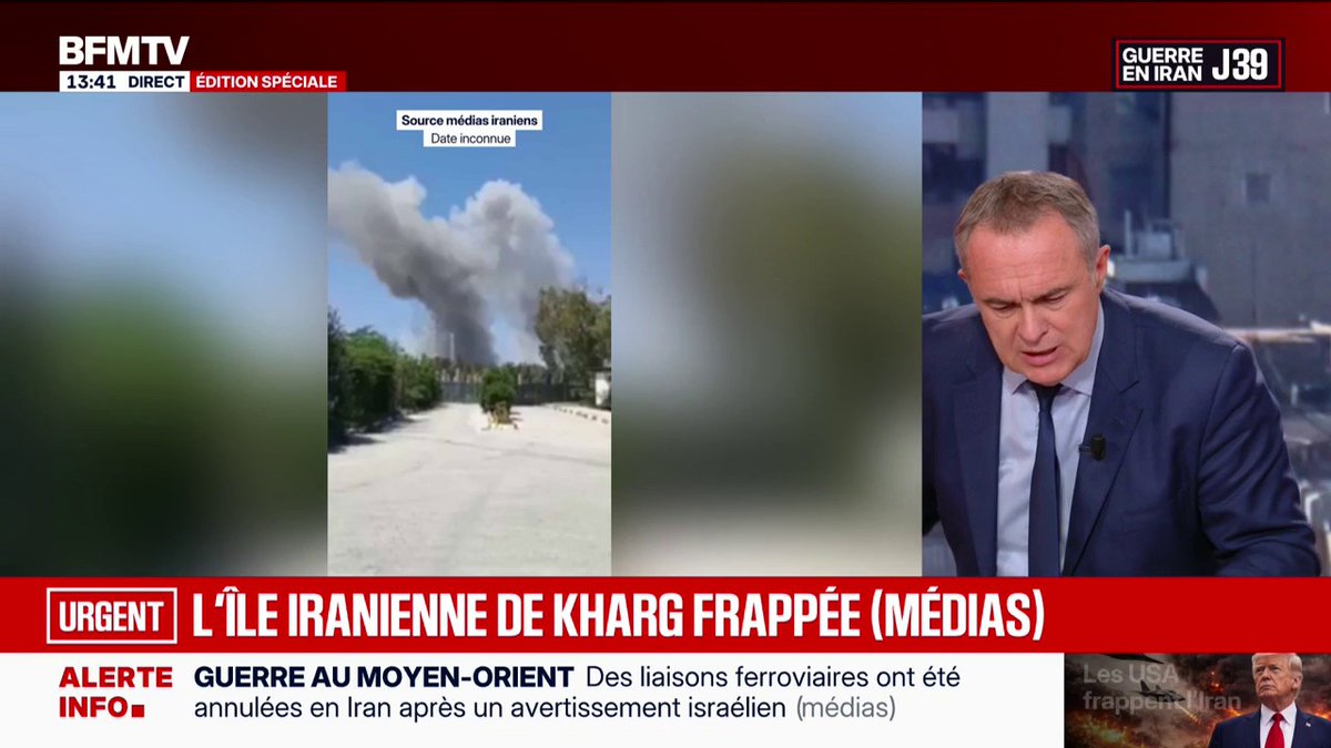 Les frappes contre l'île de Kharg n’ont aucun intérêt militaire mais par contre les prix du pétrole vont exploser Tout le monde paye la folie de Trump et Netanyahu