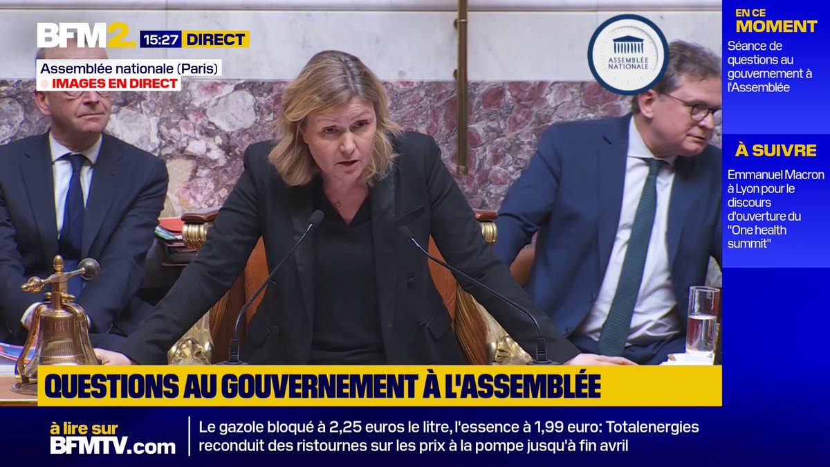 "Cécile Kohler et Jacques Paris sont dans un avion pour Paris" Iran: Yaël Braun-Pivet annonce aux députés la libération et le retour en France des ex-détenus Cécile Kohler et Jacques Paris #BFM2
