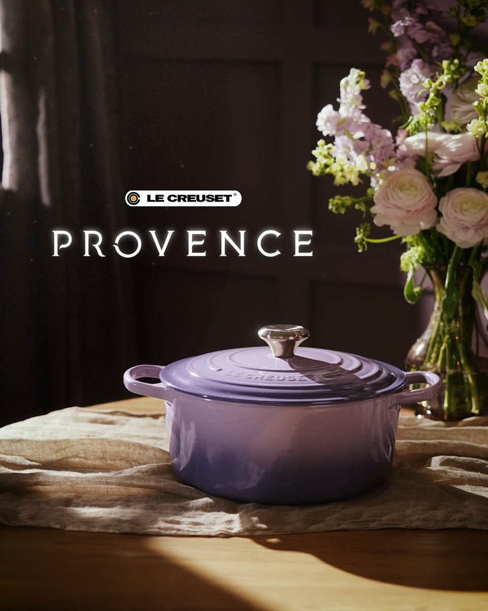 Soft, serene and sophisticated: re-discover Provence. Like the lavender fields that inspired it, this hue brings an easy romance to the everyday. Available now online, in Le Creuset Signature Boutiques and from Sur La Table. Shop: