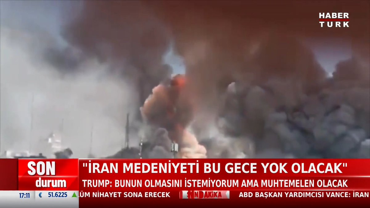 #SONDURUM - "İran medeniyeti bu gece yok olacak" ABD Başkanı Trump: Bunun olmasını istemiyorum ama muhtemelen olacak.