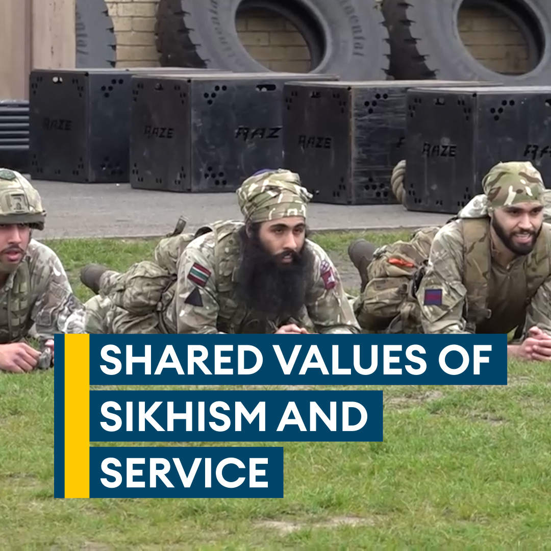 "Selfless commitment, service to others"🗣️ The annual Sikh military festival Holla Mohalla was recently celebrated for the fifth year at the Royal Military Academy Sandhurst WO2 Avtar Gill spoke to BFBS Forces News about the shared values of Sikhism and service