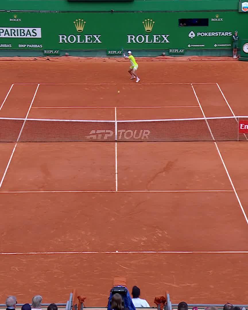 Sailing through ⛵️ No.9 seed @CasperRuud gets past Popyrin 6-3 6-4 in his opening match! #RolexMonteCarloMasters