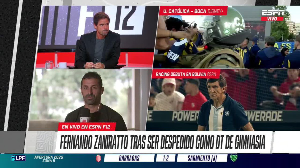 "NO ME DIERON NINGÚN ARGUMENTO DE MI SALIDA DE GIMNASIA" Fernando Zaniratto, tras ser despedido como DT. ▶️ Mirá #ESPNF12 en el Plan Premium de #DisneyPlus