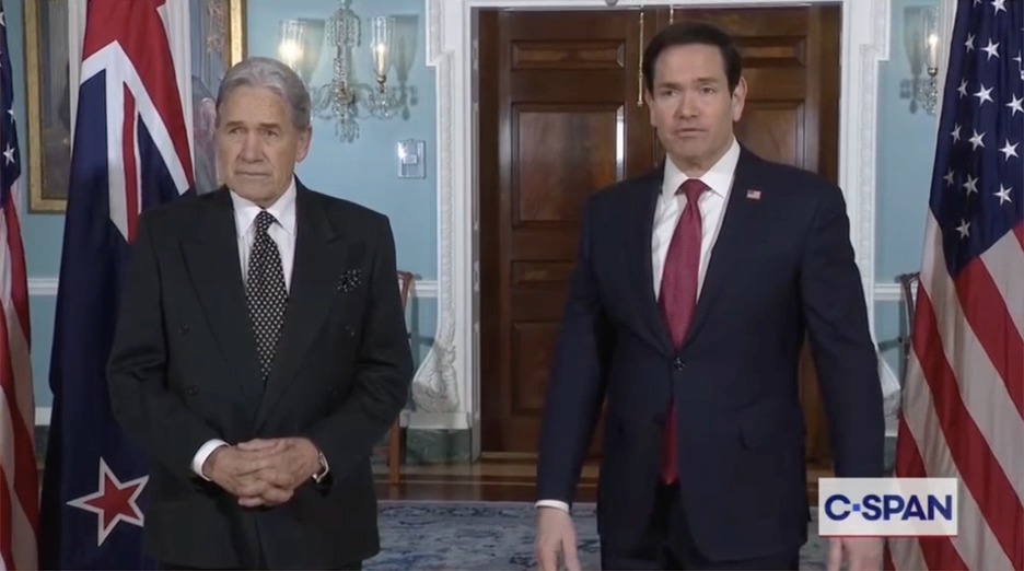 Q: Does it constitute a war crime if the U.S. wipes out a civilization? Rubio: *ignores, walks away*