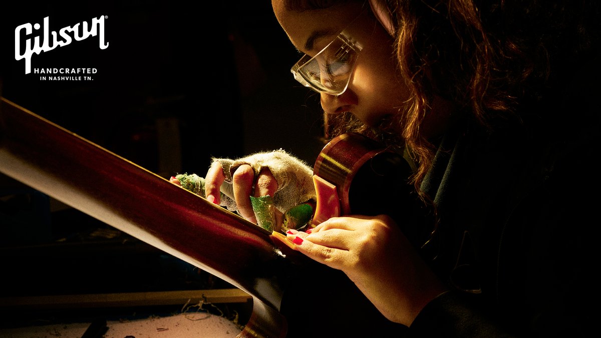 Since 1975, Gibson electric guitars have been handcrafted in the heart of Music City—Nashville, Tennessee, where wood and steel meet heart and soul. Using the finest materials and premium parts, time-honored processes like rope binding, and original tooling from Kalamazoo, we don’t do things the easiest way or the fastest way. We do things the right way—the Gibson way. More than 130 years since Orville Gibson began making his first musical instruments, we still honor his legacy. Every Gibson is built to inspire for generations to come, with personal touches like hand-sprayed sunburst finishes and figured maple tops as unique as a fingerprint. The same ES laminate press we used to make instruments played by icons is still in use today. Their guitars came out of that machine, and yours did too. But it’s the final hands that touch a Gibson guitar that are the most important. Your hands. Your Gibson. Your story.