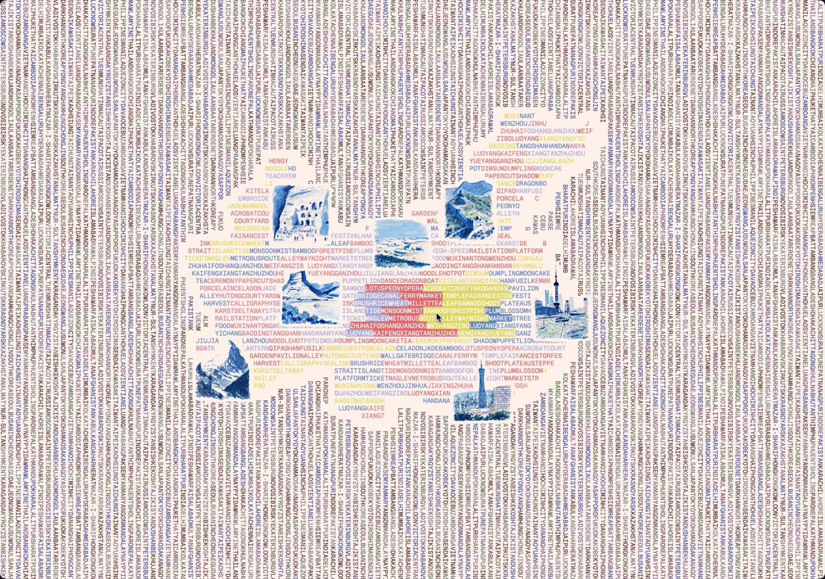 introducing: type china since it's a "very chinese time in your life" for many people, I figured it might be fun to create a map that provides some insights about the country. zoom in and out to explore different levels of detail - all the text you see includes information on cities, landmarks, and everything china.
