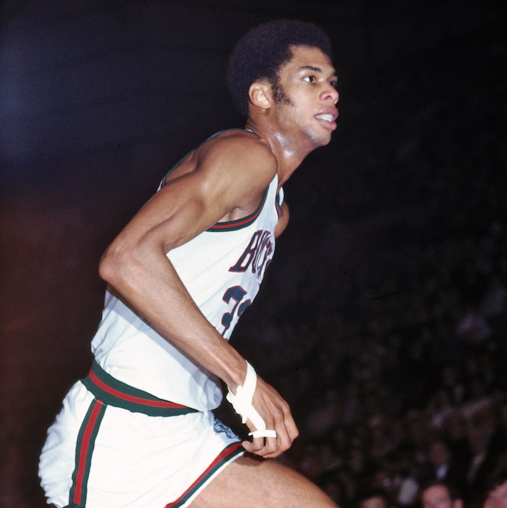 OTD (69) Bucks selected Kareem Abdul-Jabbar with the 1st pick (won with a coin toss) in the NBA Draft ROOKIE 28.8 PTS, 14.5 REB All-Star All-NBA 2nd All-Defense 2nd 2ND SEASON MVP Finals MVP Champion Scoring Champion All-NBA 1st