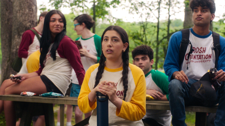 Sadie Sandler, Francesca Scorsese and Chloe East in ROOMMATES. The new comedy film where a blossoming freshman friendship spirals into a war of passive aggression premieres April 17.