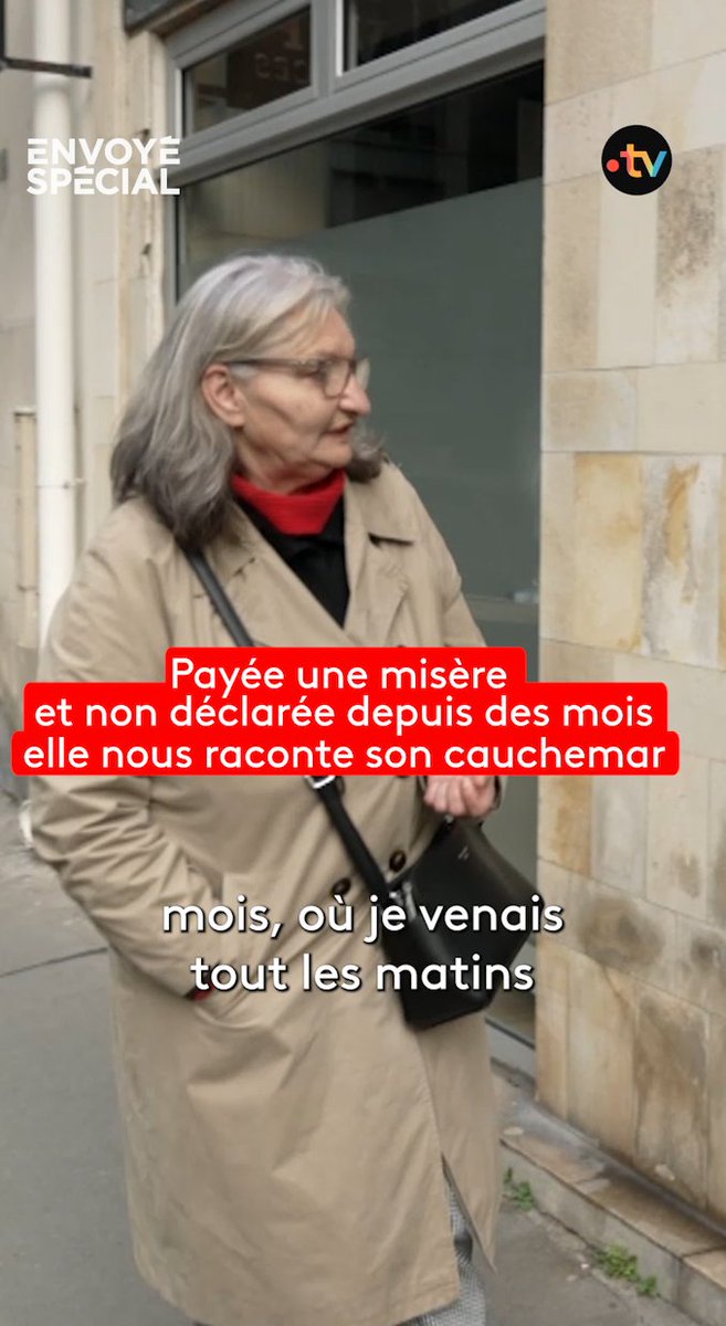🔴 Oksana, venue d’Ukraine pour faire le ménage près de la Tour Eiffel, voit son rêve tourner au cauchemar : exploitée, sous-payée et jamais déclarée. 📺 « Les nouveaux visages du ménage : une fierté, mais à quel prix ?» Le reportage c'est jeudi dans #envoyespecial