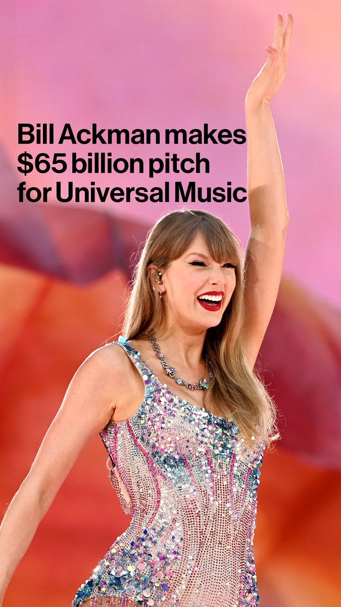 US billionaire Bill Ackman has made a $64.7 billion bid for Universal Music Group — home to Taylor Swift and Drake Benoit Berthelot explains