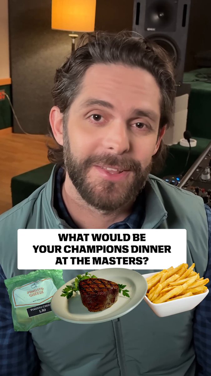 It’s Masters week and we got Georgia on our mind 🎶⛳️ Thomas Rhett x The Masters