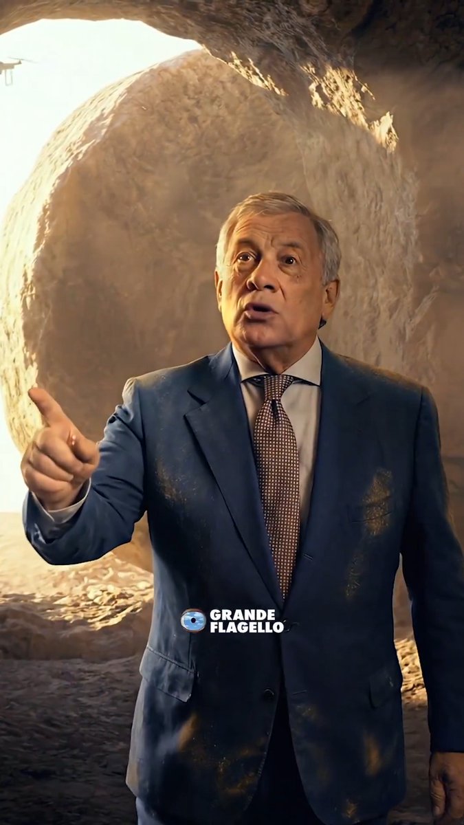 Il ministro Tajani arriva al sepolcro 🎬