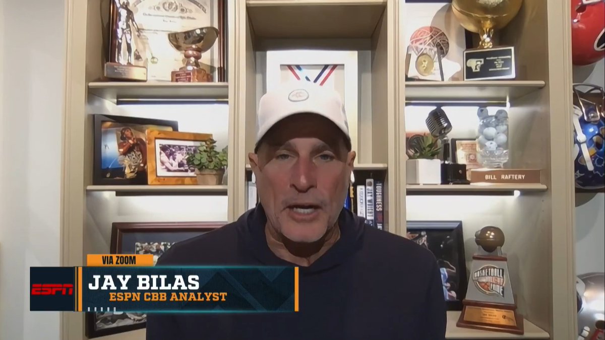 "The fact that #UConn could shoot 31% for the game, give up as many free throws as they did and be in foul trouble, and still make it a two possession game at the end was pretty impressive." – Jay Bilas recaps Michigan's win over UConn.