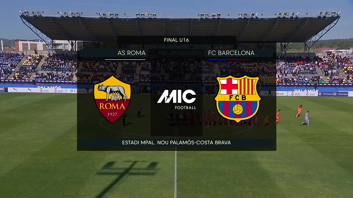 🎥 𝐑𝐄𝐒𝐔𝐌 |Barça 2⃣-1⃣ AS Roma 👏 Així va ser la victòria del Sub16 en la final del MIC 2026! #FCBMasia 💙❤