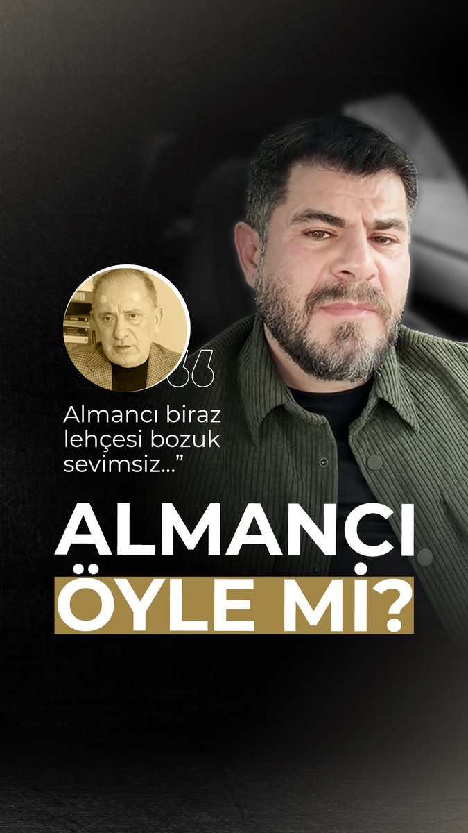 Almancı öyle mi? Hadi lan ordan 😊
