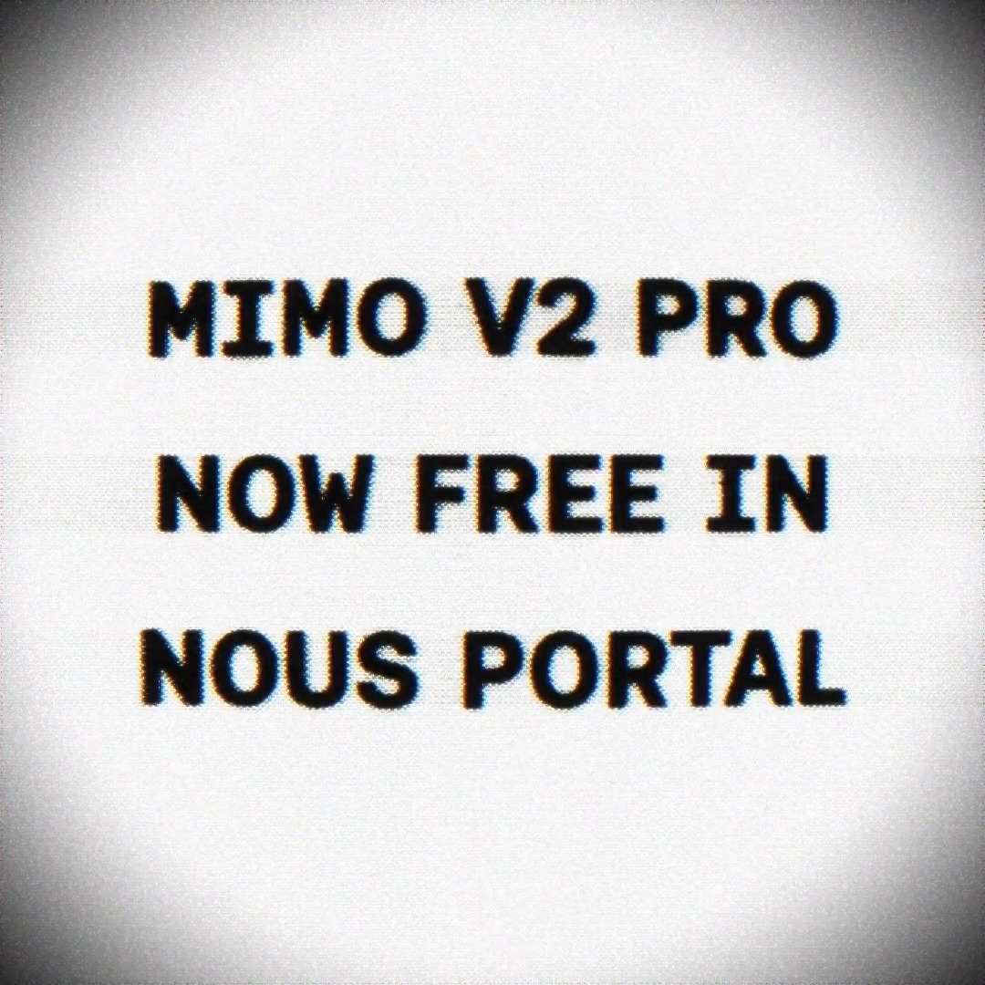 We have partnered with Xiaomi to bring their excellent MiMo V2 Pro model to Hermes Agent via the Nous Portal - completely free to use for the next 2 weeks! Access now on the latest version of Hermes Agent: 'hermes update'