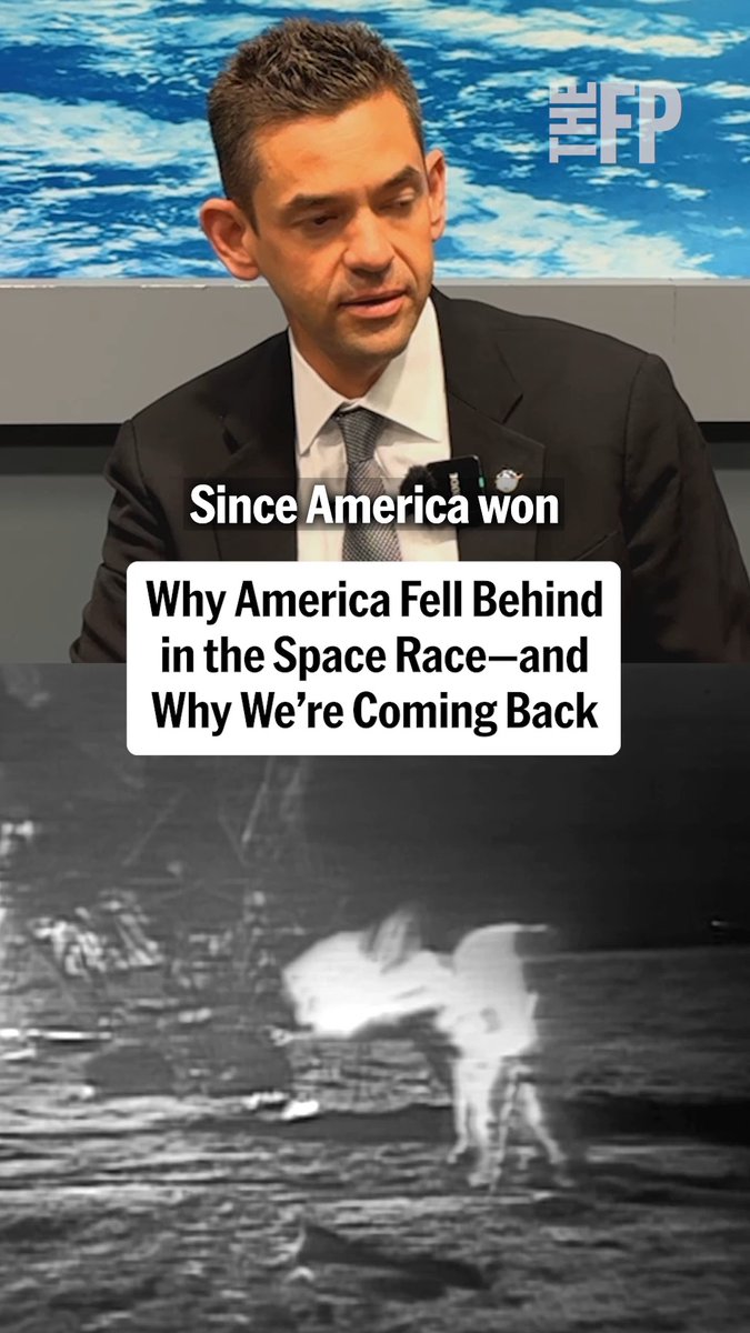 “If we don’t get our act together, we’re going to watch the Chinese taikonauts on the moon before we’re able to return,” says NASA Administrator @RookIsaacman.