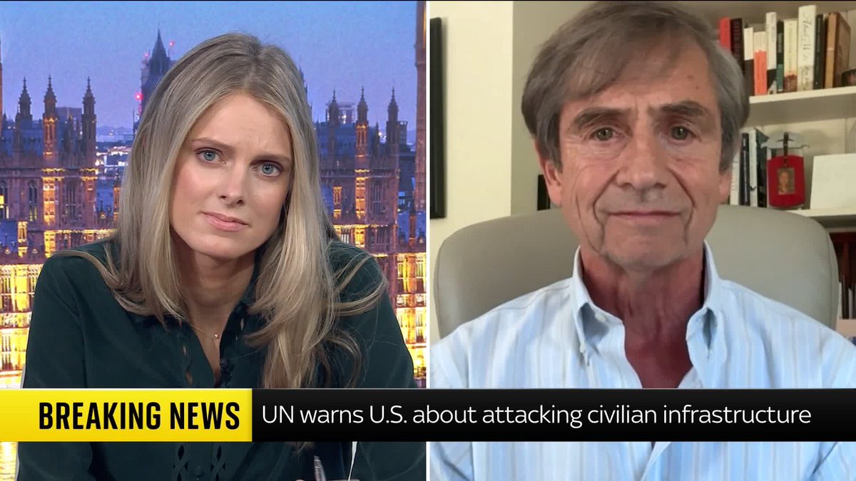 'I believe this is an illegal order and as a commander - I would step aside.' Former U.S. Navy Admiral Joe Sestak speaks to Sky's Ali Fortescue about Donald Trump's 'a whole civilisation will die tonight' comments. 🔗