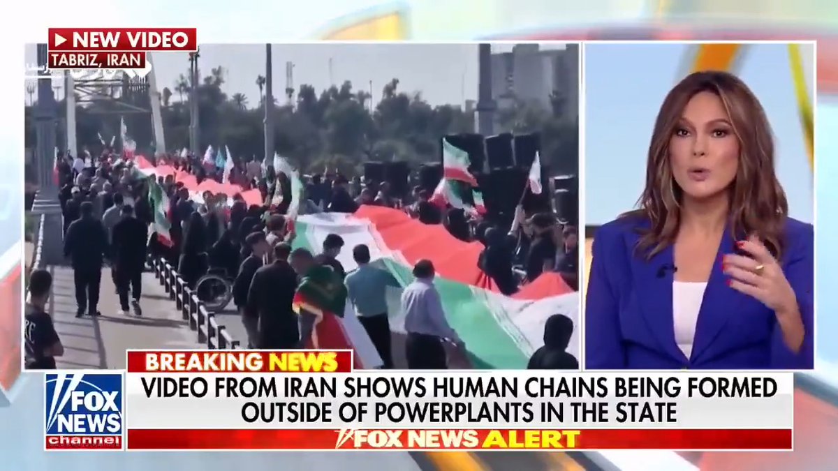 Absolute insanity on Fox News. The hosts are furious that Iranian women and children are forming peaceful human chains to protect their civilian power plants from the Trump administration. They literally call Iranians "sick and evil" for defending their own infrastructure!