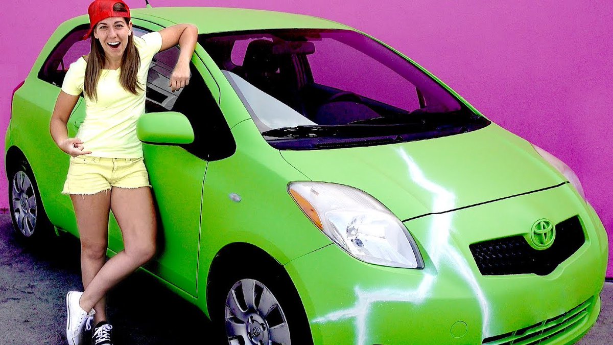 I turned my car into a giant Easter Egg!