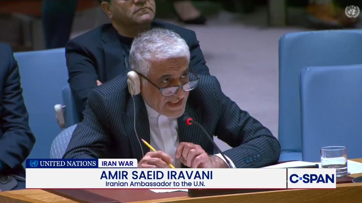 Iranian Ambassador Amir Saeid Iravani: "We have no hostilities with our neighbors. The fact is very clear that we are targeting the U.S. bases, U.S. interests, and U.S. assets in reciprocal action."