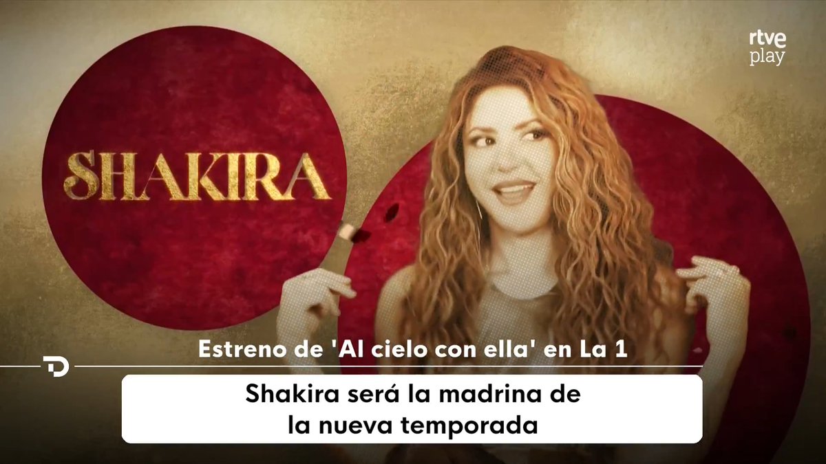 😍La espera ha terminado... Esta noche tocamos el cielo con Shakira siendo la primera invitada de 'Al cielo con ella' ☁️